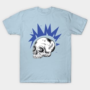 Rebel Head in Blue T-Shirt